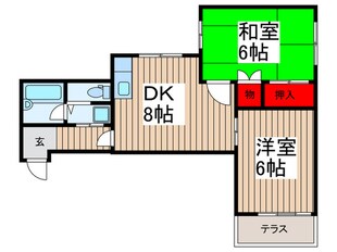 エーデルハイム戸田の物件間取画像